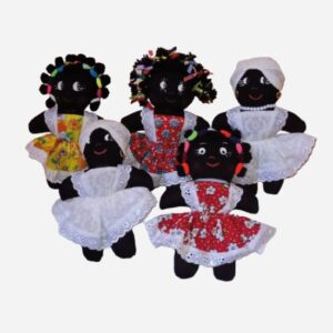 boneca baianinha tecido