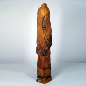 Escultura Omolu em Madeira